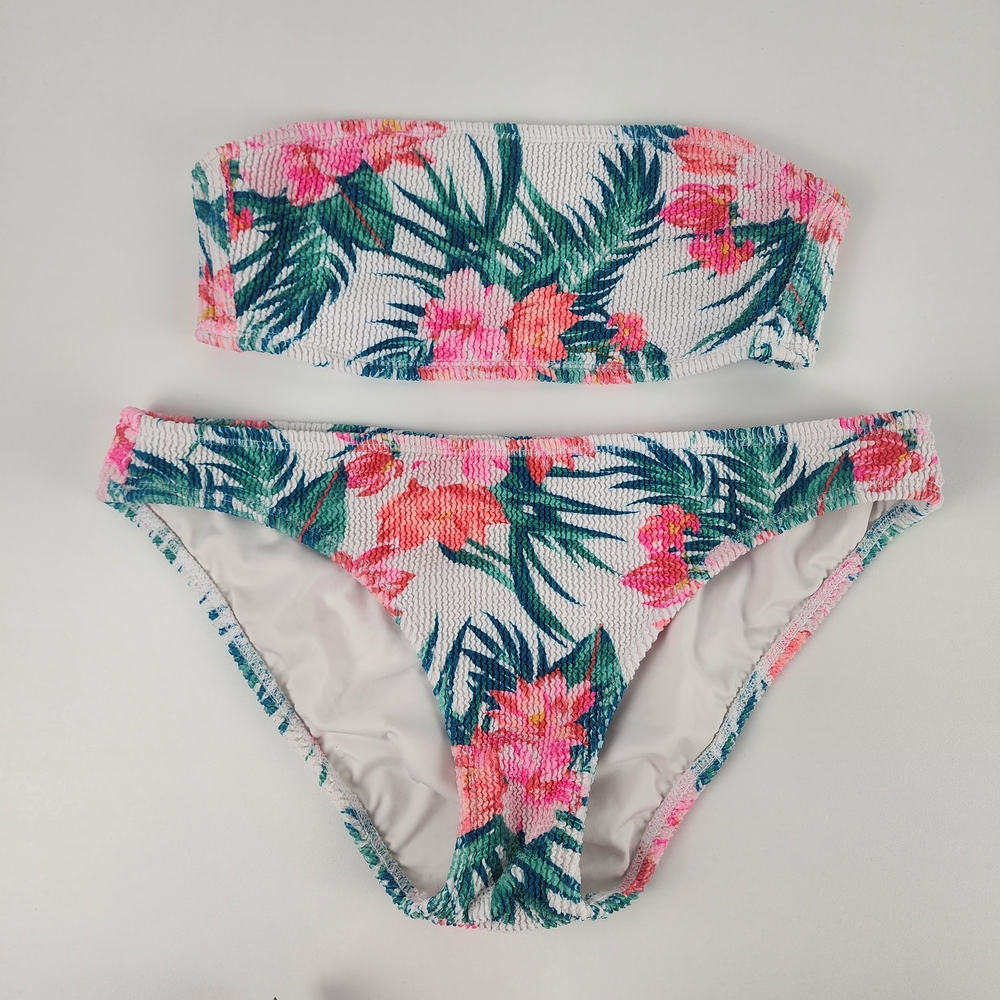 Xhilaration Tropical Print Bikini Set